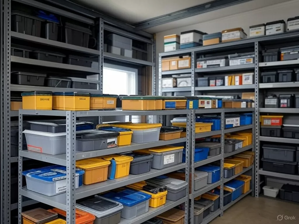 Organisasi dengan Rak Penyimpanan Tahan Lama