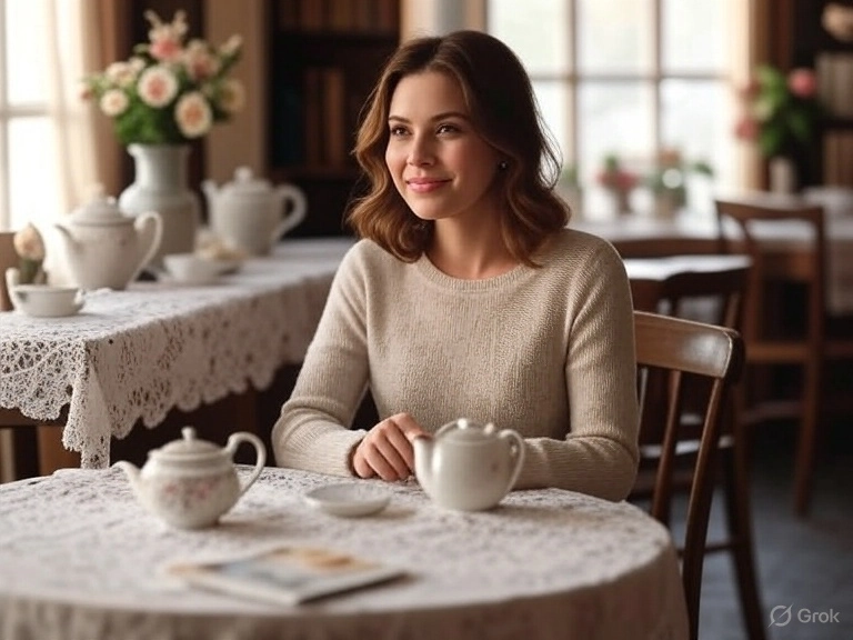 Bersantai di Ruang Teh Menawan Kami Bersantai di Ruang Teh Menawan Kami